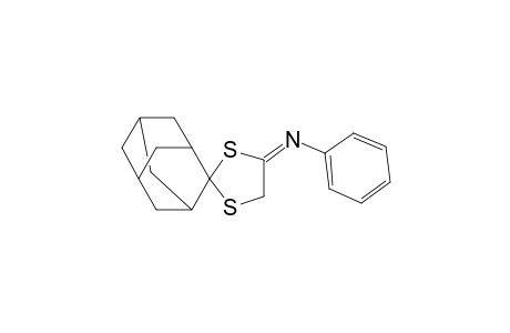 N-Phenylspiro[adamantane-2,2'-(1,3)-dithiolane]-4'-imine