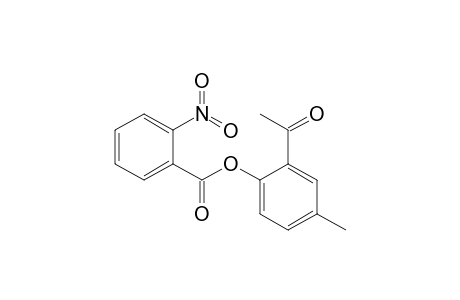 (2-acetyl-4-methyl-phenyl) 2-nitrobenzoate