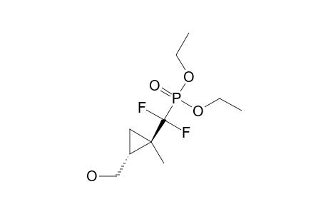 DIETHYL-DIFLUORO-[(1-R*,2-R*)-2-(HYDROXYMETHYL)-1-METHYLCYCLOPROPYL]-METHYLPHOSPHONATE