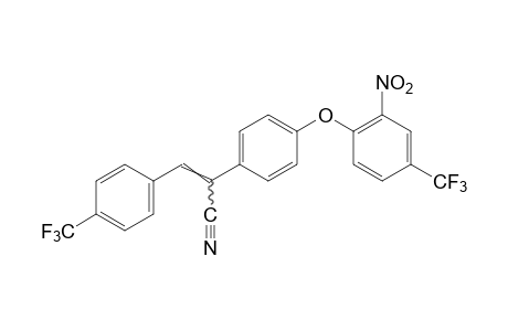 2-{p-[(2-NITRO-alpha,alpha,alpha-TRIFLUORO-p-TOLYL)OXY]PHENYL}-3-(alpha,alpha,alpha-TRIFLUORO-p-TOLYL)ACRYLONITRILE