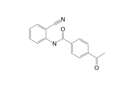 4-Acetyl-N-(2-cyanophenyl)benzamide