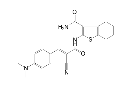 benzo[b]thiophene-3-carboxamide, 2-[[(2E)-2-cyano-3-[4-(dimethylamino)phenyl]-1-oxo-2-propenyl]amino]-4,5,6,7-tetrahydro-