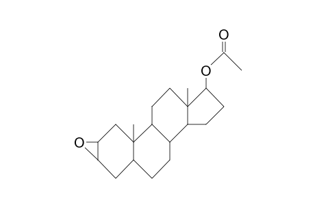 2a,3-Epoxy-5a-androstan-17b-yl acetate