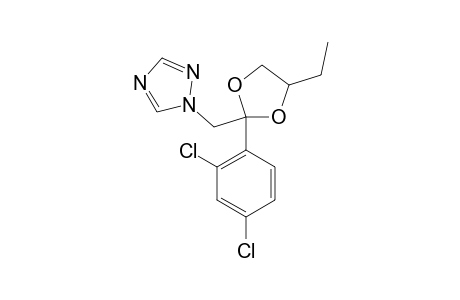 1-([2-(2,4-Dichlorophenyl)-4-ethyl-1,3-dioxolan-2-yl]methyl)-1H-1,2,4-triazole