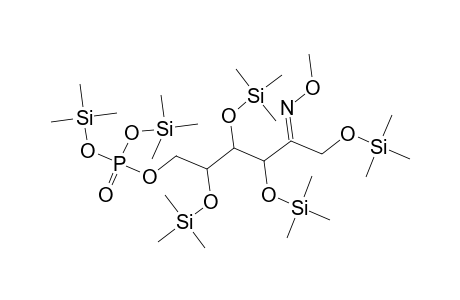 d-Fructose, 1,3,4,5-tetrakis-O-(trimethylsilyl)-, o-methyloxime, 6-[bis(trimethylsilyl) phosphate]
