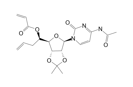 (5'R)-ALLYL-5'-O-ACRYLOYL-2',3'-O-ISOPROPYLIDENE-N-(4)-ACETYLCYTIDINE