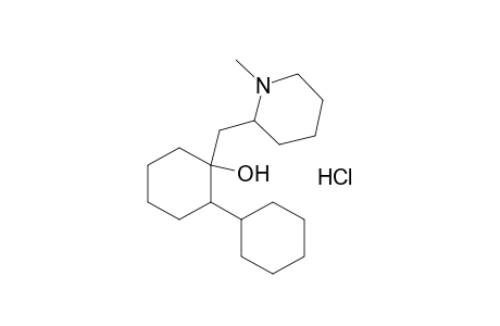 2-Cyclohexyl-1-[(1-methyl-2-piperidyl)methyl]cyclohexanol, hydrochloride