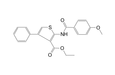 ethyl 2-[(4-methoxybenzoyl)amino]-4-phenyl-3-thiophenecarboxylate