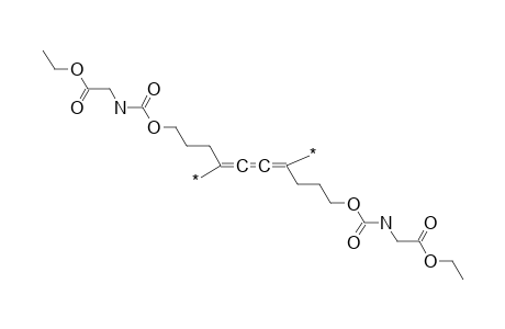 Poly[1,4-di(ethoxycarbonylmethyleneaminocarbonyloxytrimethylene)butatriene]