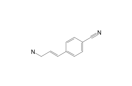 4-[(E)-3-aminoprop-1-enyl]benzonitrile