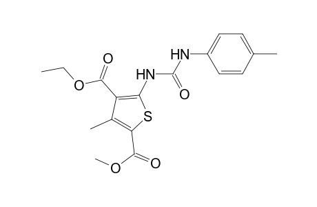 4-Ethyl 2-methyl 3-methyl-5-[(4-toluidinocarbonyl)amino]-2,4-thiophenedicarboxylate