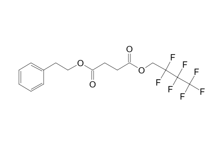 Succinic acid, phenethyl 2,2,3,3,4,4,4-heptafluorobutyl ester