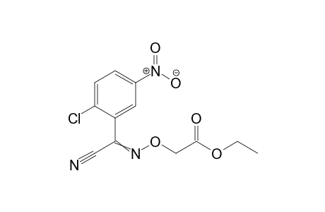 Acetic acid, [[[(2-chloro-5-nitrophenyl)cyanomethylene]amino]oxy]-, ethyl ester