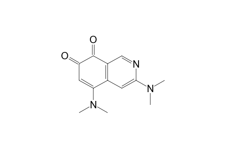 3,5-Bis(dimethylamino)-7,8-isoquinolinedione