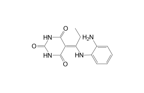 5-[1-(2-Aminoanilino)propylidene]-2,4,6(1H,3H,5H)-pyrimidinetrione