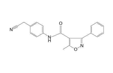 alpha-cyano-5-methyl-3-phenyl-4-isoxazolecarboxy-p-toluidide