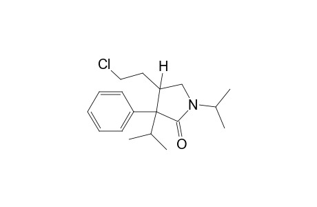 4-(2-chloroethyl)-1,3-diisopropyl-3-phenyl-2-pyrrolidinone