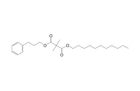 Dimethylmalonic acid, 3-phenylpropyl undecyl ester