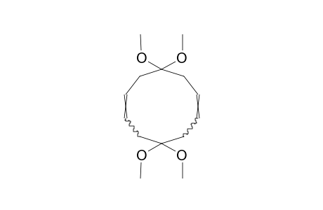 3,8-cyclodecadiene-1,6-dione, bis(dimethyl acetal)