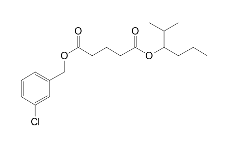 Glutaric acid, 3-chlorobenzyl 2-methylhex-3-yl ester