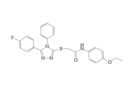 N-(4-ethoxyphenyl)-2-{[5-(4-fluorophenyl)-4-phenyl-4H-1,2,4-triazol-3-yl]sulfanyl}acetamide