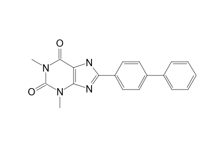 1,3-Dimethyl-8-(4-phenylphenyl)-7H-purine-2,6-dione