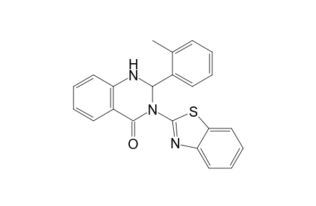 3-(2'-Benzothiazolyl)-2,3-dihydro-2-(2-methylphenyl)-quinazolin-4(1H)-one