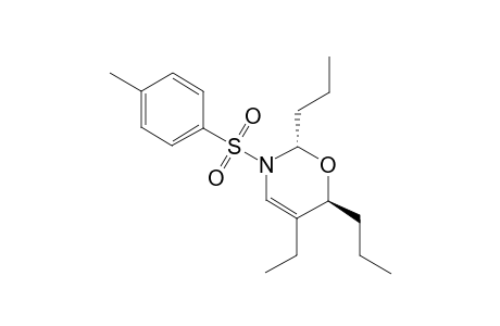 3,6-Dihydro-2,6-diphenyl-5-ethyl-3-tosyl-2H-1,3-oxazine