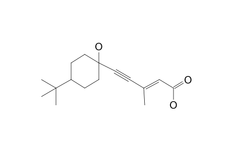 (Z)-5-(4-Tert-butyl-1-hydroxycyclohexyl)-3-methylpent-2-en-4-ynoic acid