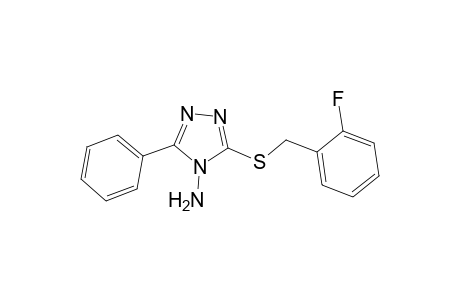 3-[(2-Fluorobenzyl)sulfanyl]-5-phenyl-4H-1,2,4-triazol-4-ylamine