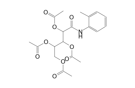 5-oxo-5-(o-tolylamino)pentane-1,2,3,4-tetrayl tetraacetate