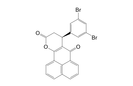 3,4-DIHYDRO-4-(3,5-DIBROMOPHENYL)-2-H,5-H-PYRANO-[3,2-B]-PHENALEN-2,5-DIONE