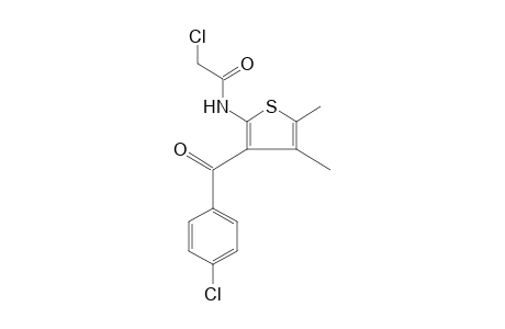 2-chloro-N-[3-(p-chlorobenzoyl)-4,5-dimethyl-2-thienyl]acetamide