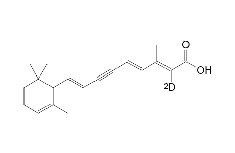 (2Z,4E,8E)-3-Methyl-9-(2,6,6-trimethylcyclohexa-2-enyl)[2-2H]nona-2,4,8-trien-6-ynoic acid