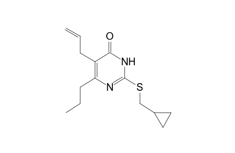 5-allyl-2-[(cyclopropylmethyl)thio]-6-propyl-4(3H)-pyrimidinone