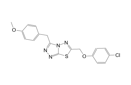 6-[(4-chlorophenoxy)methyl]-3-(4-methoxybenzyl)[1,2,4]triazolo[3,4-b][1,3,4]thiadiazole
