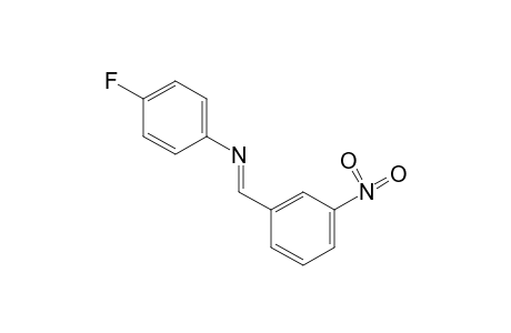 p-fluoro-N-(m-nitrobenzylidene)aniline