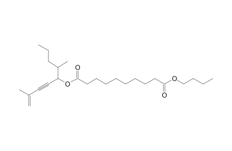 Sebacic acid, butyl 2,6-dimethylnon-1-en-3-yn-5-yl ester