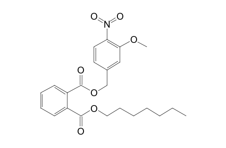 Phthalic acid, heptyl 3-methoxy-4-nitrobenzyl ester