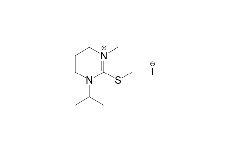 1-isopropyl-3-methyl-2-(methylthio)-1,4,5,6-tetrahydropyrimidinium iodide
