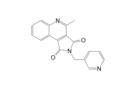 4-methyl-2-(3-pyridinylmethyl)-1H-pyrrolo[3,4-c]quinoline-1,3(2H)-dione