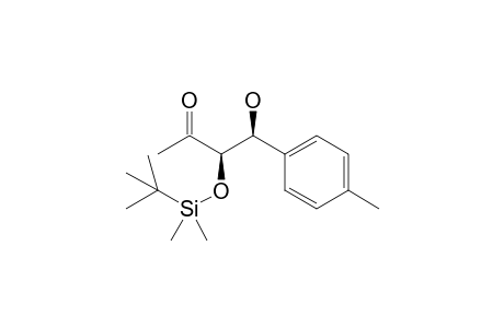 (3R,4S)-[(T-butyl)dimethylsilyloxy]-4-hydroxy-4-(p-methylphenyl)butan-2-one