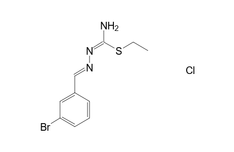 Ethyl N'-[(3-bromophenyl)methylidene]hydrazonothiocarbamate hydrochloride