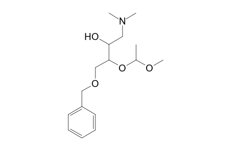 1-Butanamine, N,N-dimethyl-2-hydroxy-3-(1-methoxyethoxy)-4-(phenylmethoxy)-