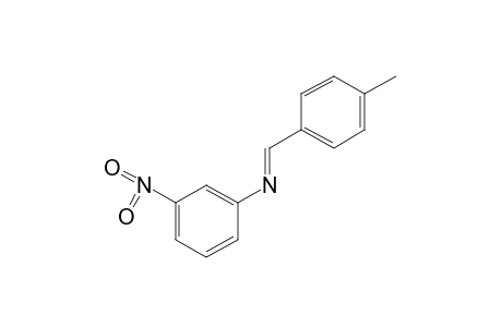 N-(p-methylbenzylidene)-m-nitroaniline