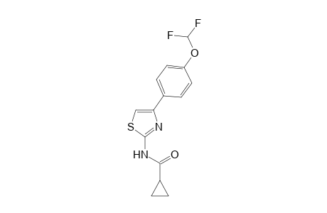 Cyclopropanecarboxamide, N-[4-[4-(difluoromethoxy)phenyl]-2-thiazolyl]-