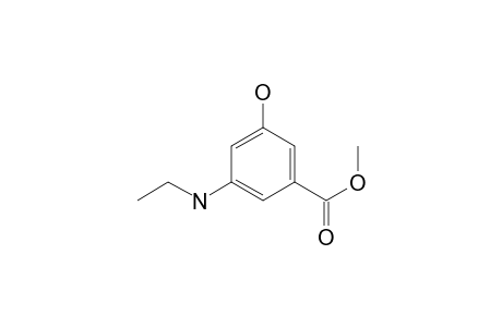 Benzoic acid, 3-(ethylamino)-5-hydroxy-, methyl ester