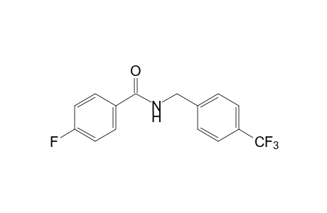 p-fluoro-N-[p-(trifluoromethyl)benzyl]benzamide