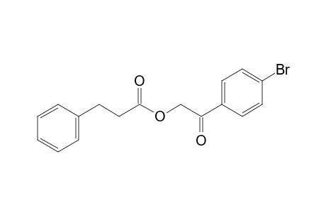 Hydrocinnamic acid, p-bromophenacyl ester