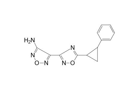 4-[5-(2-Phenyl-cyclopropyl)-[1,2,4]oxadiazol-3-yl]-furazan-3-ylamine